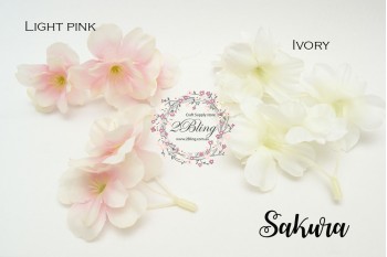 Sakura flower, 6 flowers (2bunches)